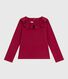 Children's long-sleeved plain cotton T-shirt