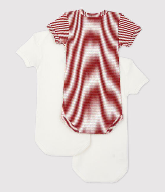 Short-Sleeved Cotton Bodysuits - 3-Pack variante 1