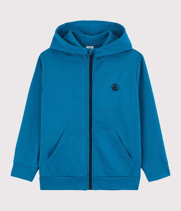 Boys' Cotton Zip-Up Hoody blue
