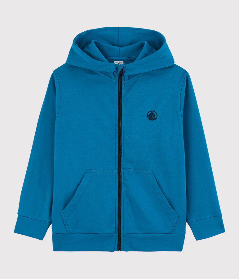 Boys' Cotton Zip-Up Hoody blue