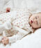Babies' Velour Sleeping Bag MARSHMALLOW white/MULTICO white