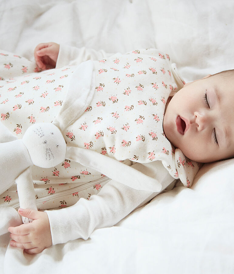 Babies' Velour Sleeping Bag white/multicolor