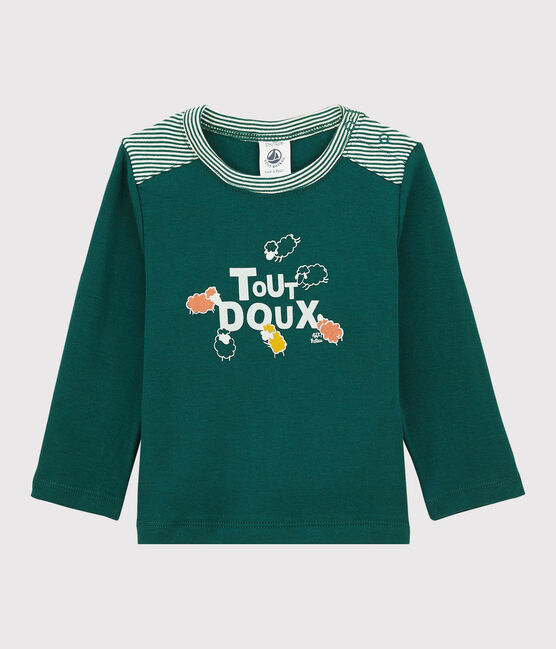 Babies' Cotton T-Shirt PINEDE green
