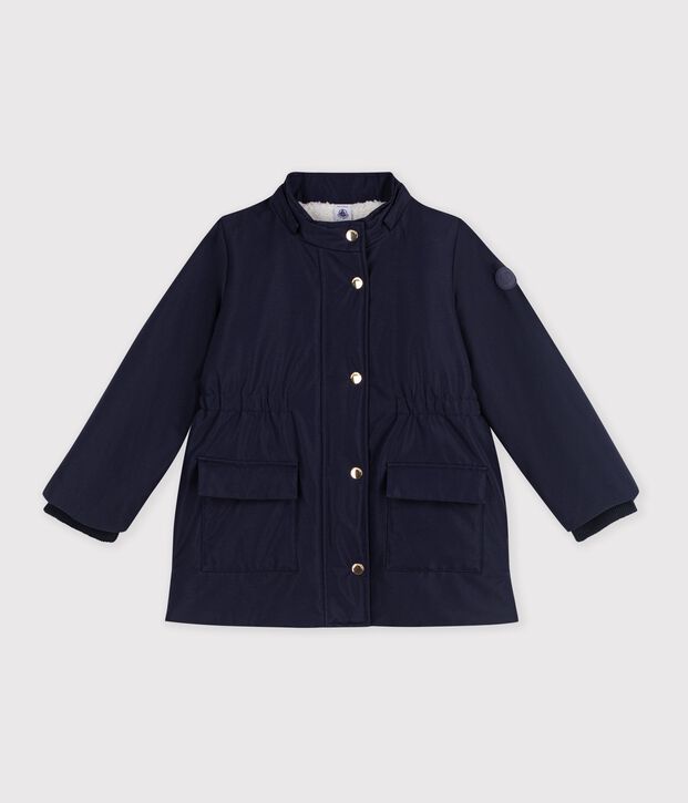 Children's plain mid-length parka SMOKING