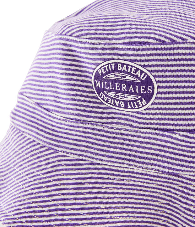 Women's reversible rib knit bucket hat white/real/yellow