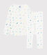 Girls' Cat Print Cotton Pyjamas
