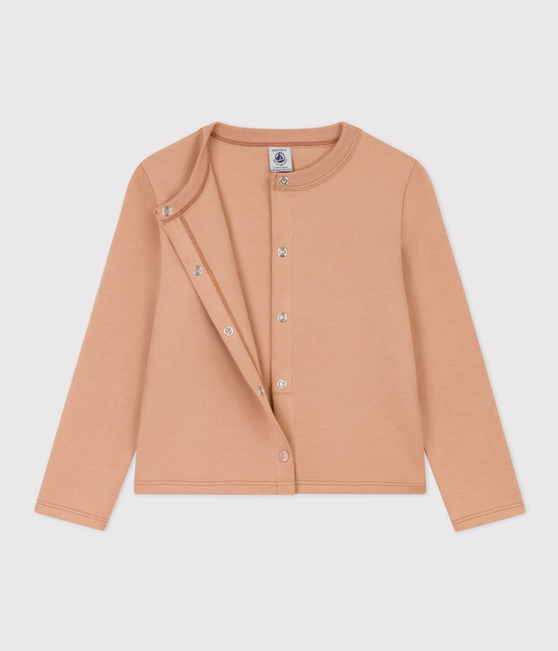 Girls' Cotton Cardigan beige