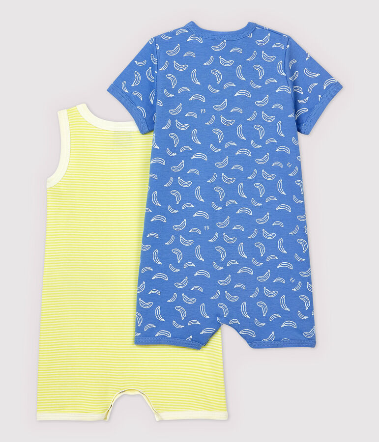 Cotton Playsuits - 2-Pack multicolor
