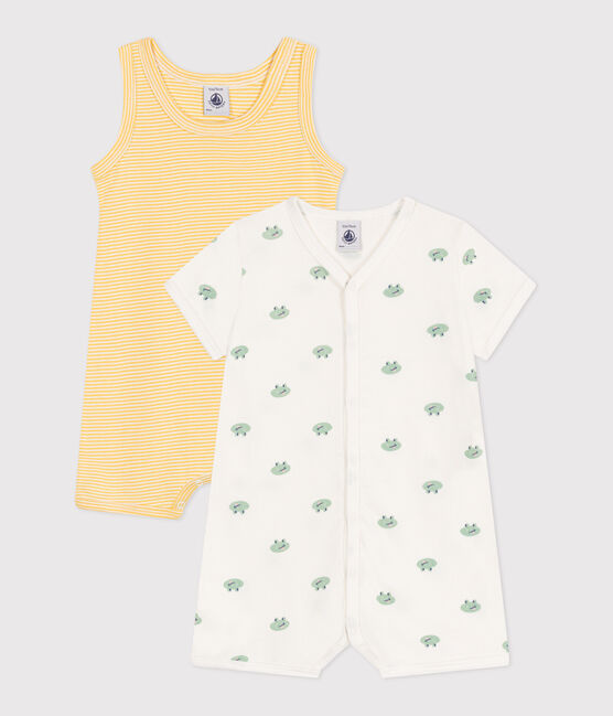 Babies' short cotton jumpsuits - 2-Pack variante 1