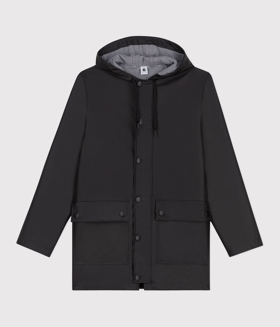 Iconic raincoat for men or women NOIR black