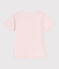 Children's short-sleeved printed cotton T-shirt FLEUR pink