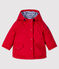 Baby boy's mid-length parka TERKUIT red