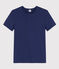 Women's Iconic Cocotte Stitch Cotton T-Shirt CHALOUPE blue