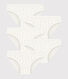Girls' Mini Heart Patterned Cotton Briefs - 5-Pack