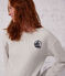 Women's Fleece Sweatshirt BELUGA CHINE grey
