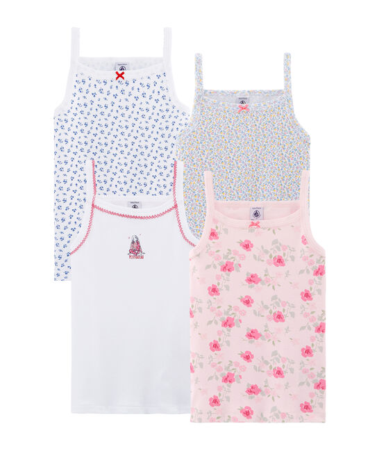 Surprise pack of 4 tops with straps for girls variante 1