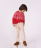 Children's wool and cotton jacquard jumper red/multicolor