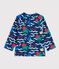 Babies' printed UV protection T-shirt blue/multicolor