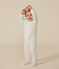 Babies' Starry Cotton Pyjamas MARSHMALLOW white/HERBIER