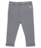 Baby girls' pinstriped leggings SMOKING blue/MARSHMALLOW white