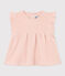 Babies' Sleeveless Openwork Knit Blouse SALINE pink
