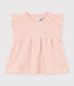 Babies' Sleeveless Openwork Knit Blouse