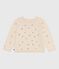 Children's wool and cotton cardigan with embroidered motifs AVALANCHE white/MULTICO