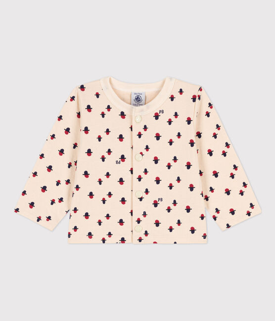 Babies' Printed Tube Knit Cardigan AVALANCHE white/MULTICO