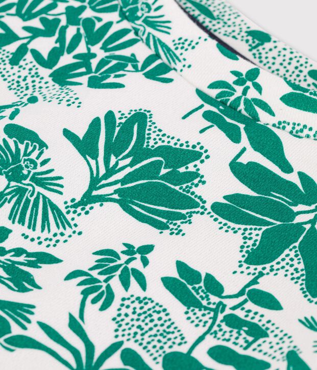 Boys' Fleece Sweatshirt white/green