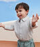 Babies' stripy cotton shirt PAUL /ECUME