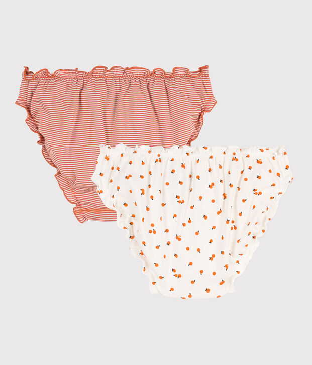 Women's Cotton Frilly Briefs - 2-Pack multicolor