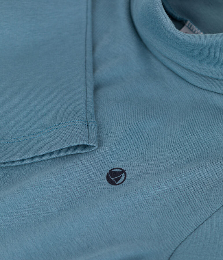 Unisex Children's Cotton Polo Neck blue