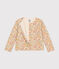 Girls' tube knit cardigan AVALANCHE /CUIVRE /MULTICO