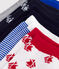 Children's cotton socks printed with boats - 5-Pack variante 1