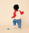 Babies' Lightweight Fleece Sweatshirt AVALANCHE red/AURORA