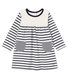 Baby Girls' Long-Sleeved Striped Dress
