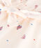 Children's sleeveless heart-print cotton dress AVALANCHE white/MULTICO