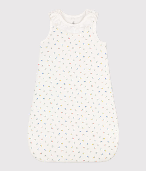 Floral cotton TOG 2-rated sleeping bag white/multicolor