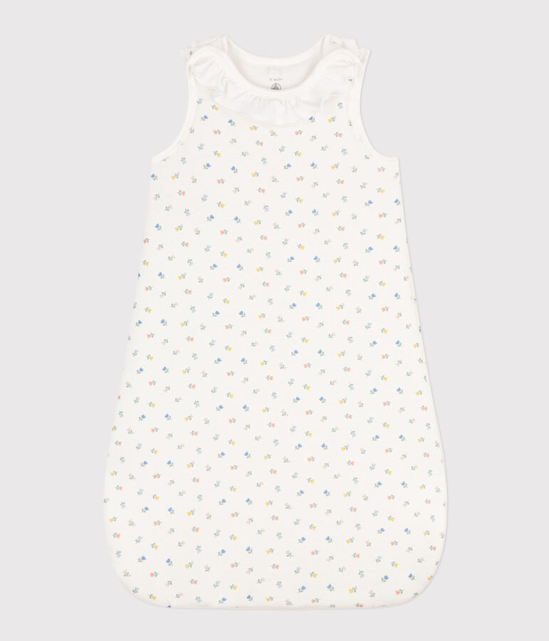 Floral cotton TOG 2-rated sleeping bag white/multicolor