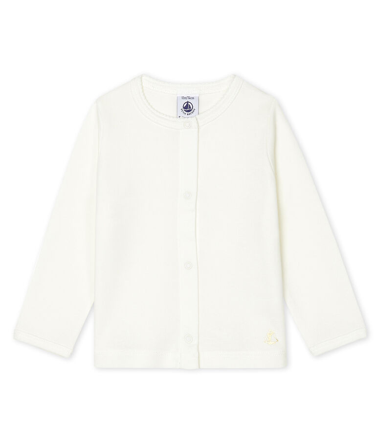 Baby Girls' Light Cardigan white