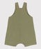 Babies' Cotton Gauze Dungaree Shorts MARECAGE green