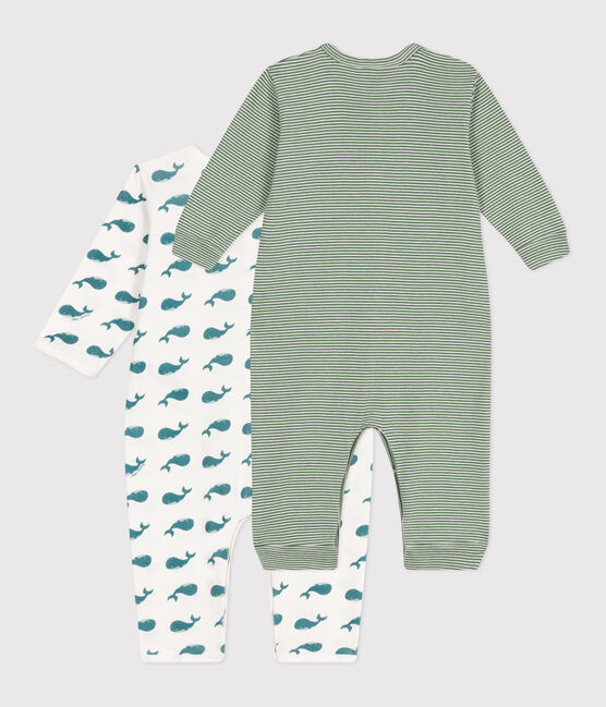 Babies' printed cotton footless pyjama suit - 2-Pack variante 1