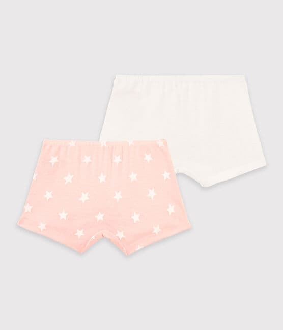 Girls' Star Print Cotton Hipsters - 2-Pack variante 1
