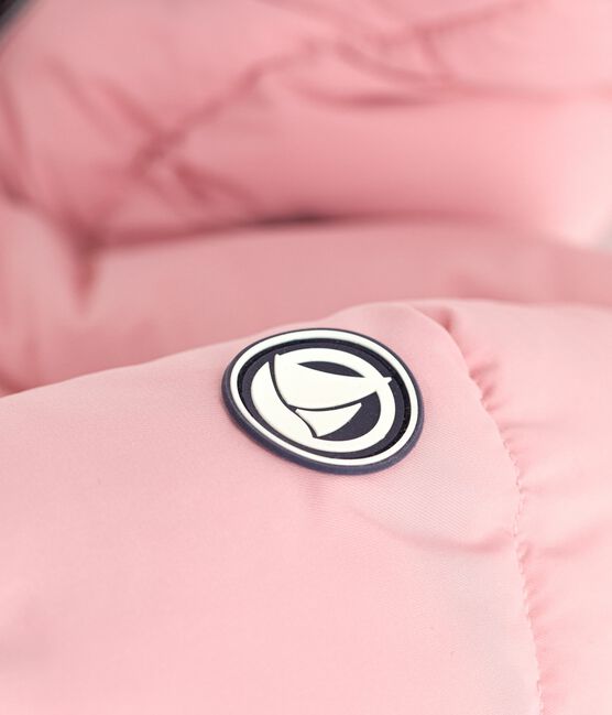 Children's plain puffer jacket CHARME pink