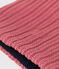 Children's fleece-lined knitted snood ROSEWOOD pink