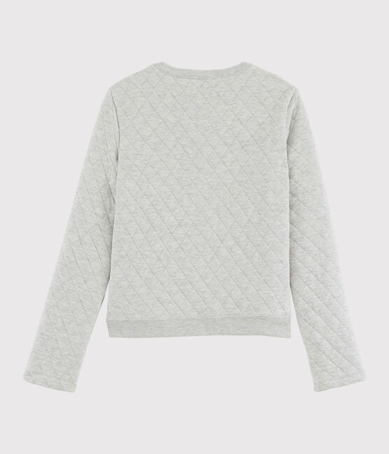 Women's tube knit cardigan BELUGA CHINE grey