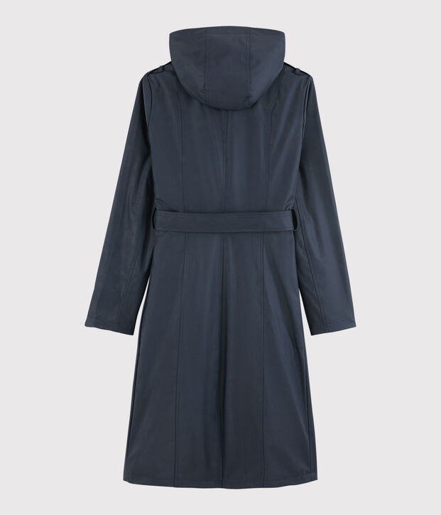 Women's Hooded Trench Coat SMOKING