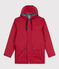 Iconic Recycled Fabric and Organic Cotton Raincoat CORRIDA red