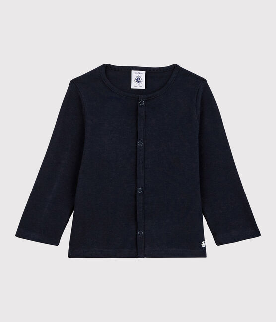 Babies' Cotton Cardigan SMOKING blue