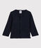 Babies' Cotton Cardigan SMOKING blue